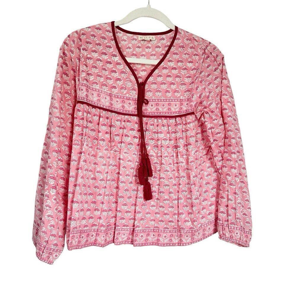 Marea blockprint top